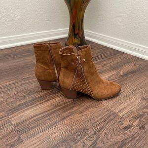 Brown booties